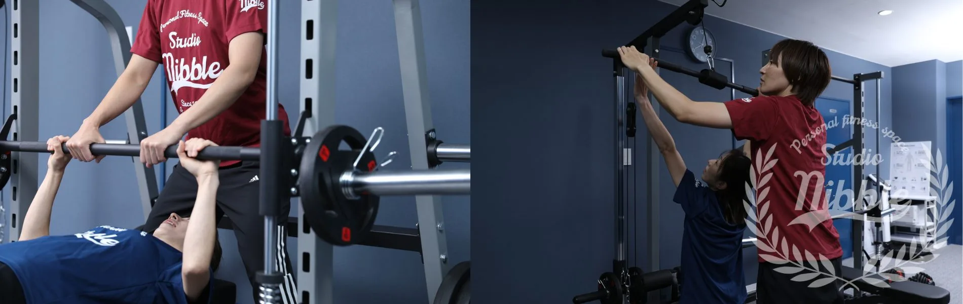 ジムでの指導風景